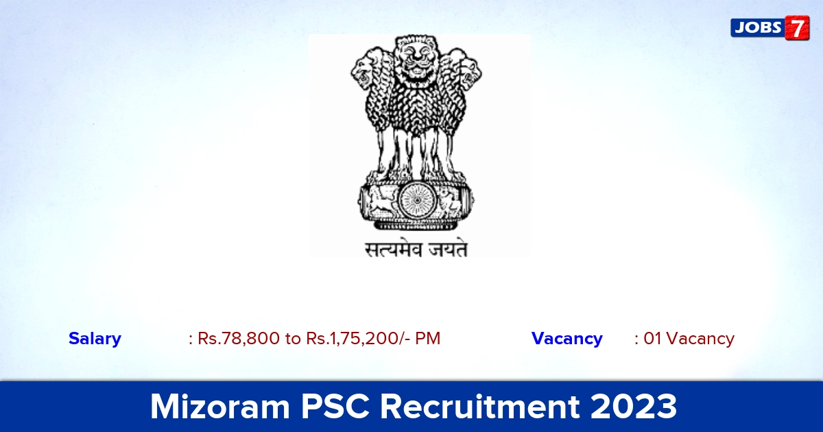 Mizoram PSC Recruitment 2023 - Apply Online for Super Specialist Jobs!