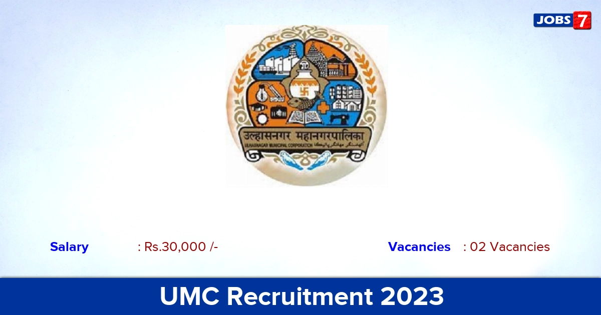 UMC Recruitment 2023 - Income Tax Officer Jobs, Apply Offline!