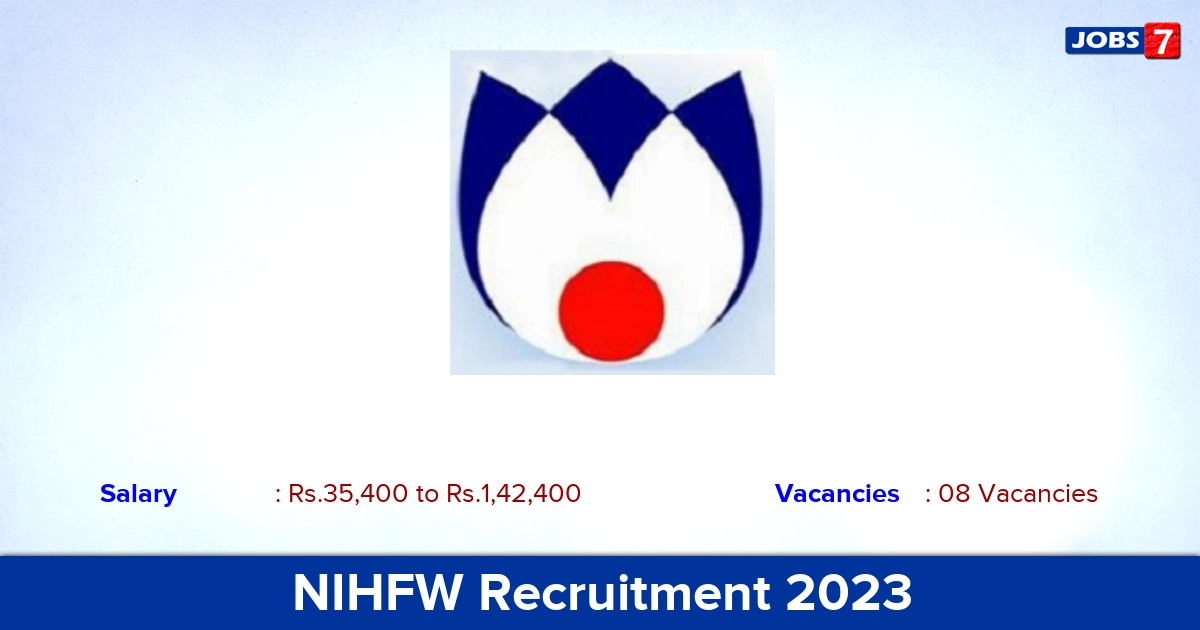 NIHFW Recruitment 2023 - Apply Offline for Accountant Jobs!