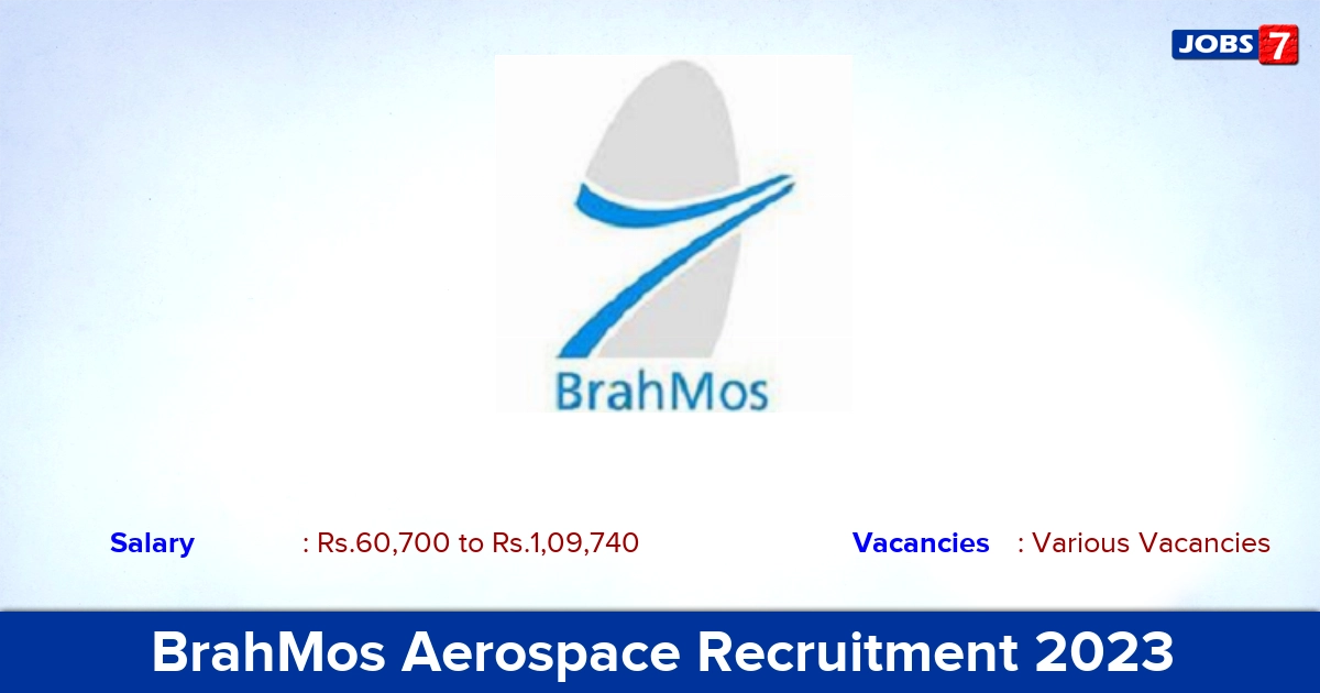 BrahMos Aerospace Recruitment 2023 - Apply Offline for Systems Engineer Jobs, Click Here!