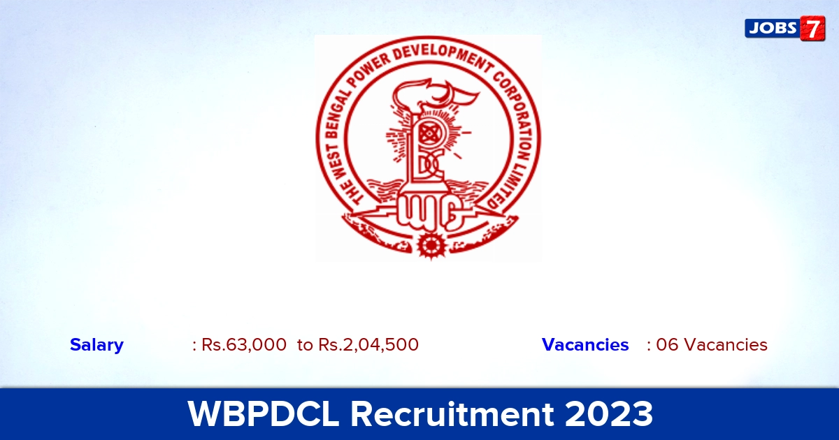 WBPDCL Recruitment 2023 - Apply Online for Assistant Manager Jobs, Click Here!