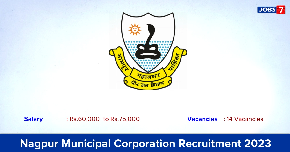 Nagpur Municipal Corporation Recruitment 2023 - Medical Officer Jobs, No Application Fee!