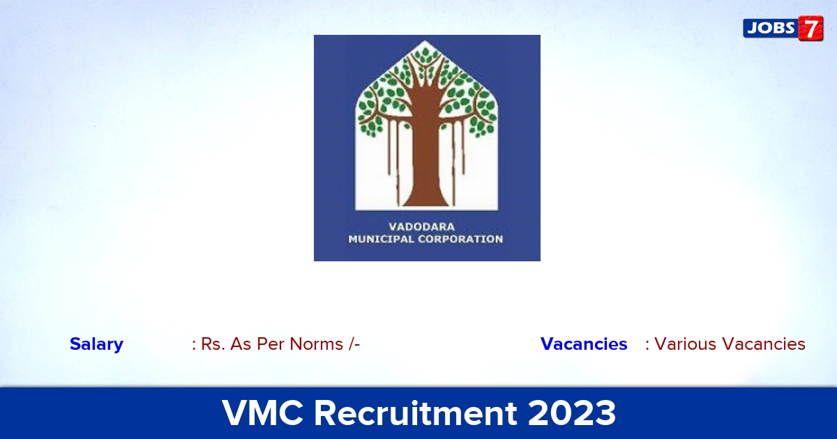 VMC Recruitment 2023 - Apprentices Jobs, Apply Here!