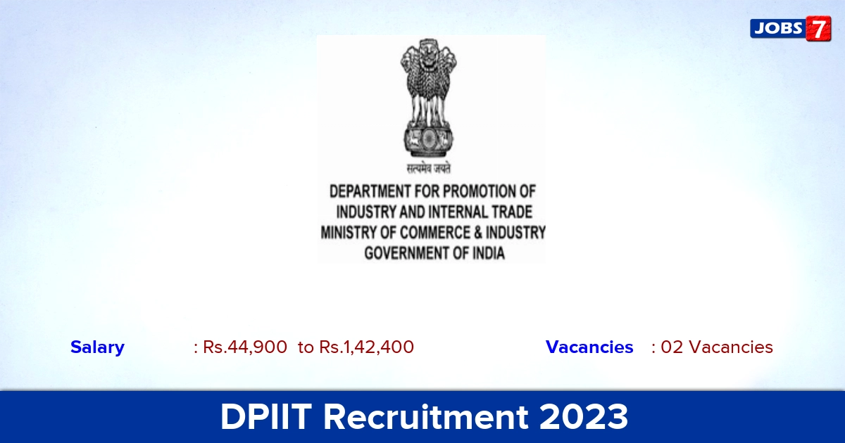 DPIIT Recruitment 2023 - Apply Offline for Economic Officer Jobs!