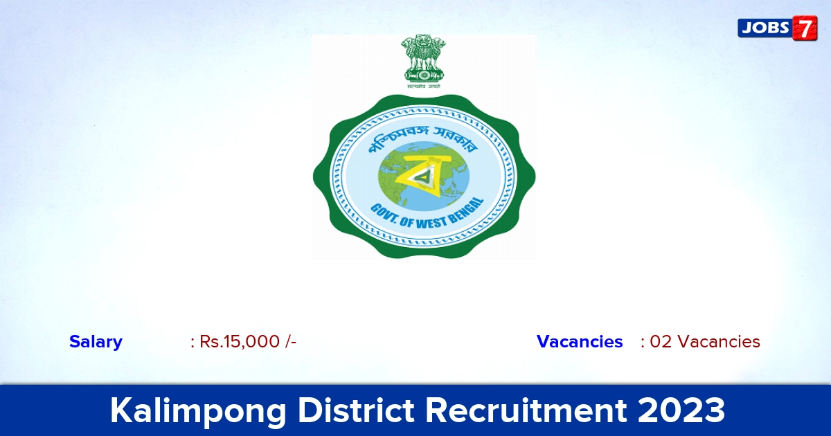 Kalimpong District Recruitment 2023 - Apply Offline for Data Entry Operator Jobs!