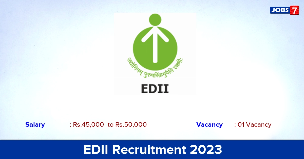 EDII Recruitment 2023 - Center Lead Jobs! Click Here!