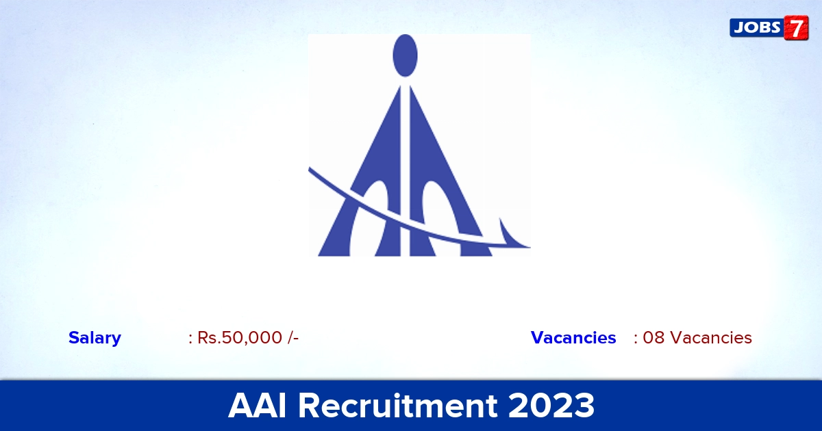 AAI Recruitment 2023 - Junior Consultant Jobs, Online Application!