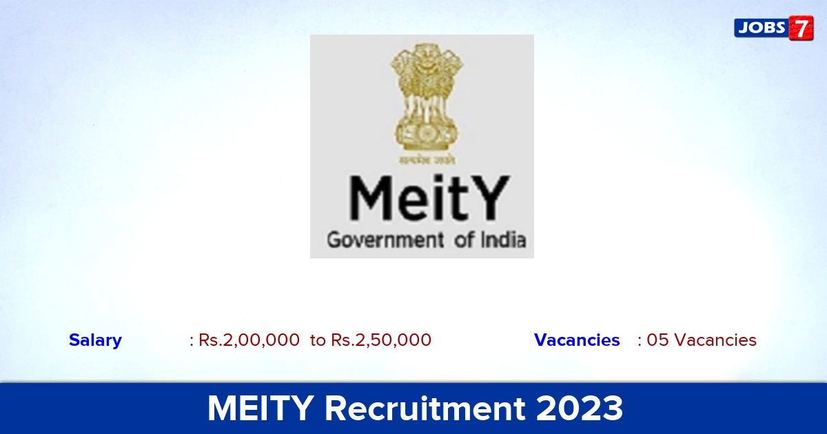 MEITY Recruitment 2023 - Apply Online for Legal Consultant Jobs!