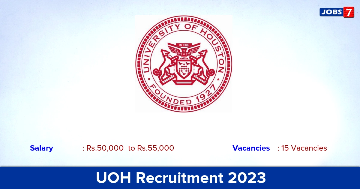 Hyderabad University Recruitment 2023 - Apply Online for Doctoral Fellow Jobs!