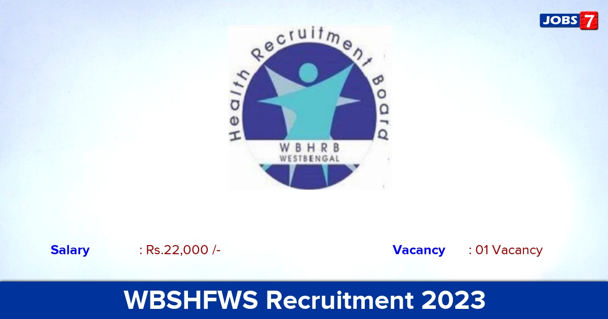 WBSHFWS Recruitment 2023 - Programme Assistant Jobs, Apply Here!