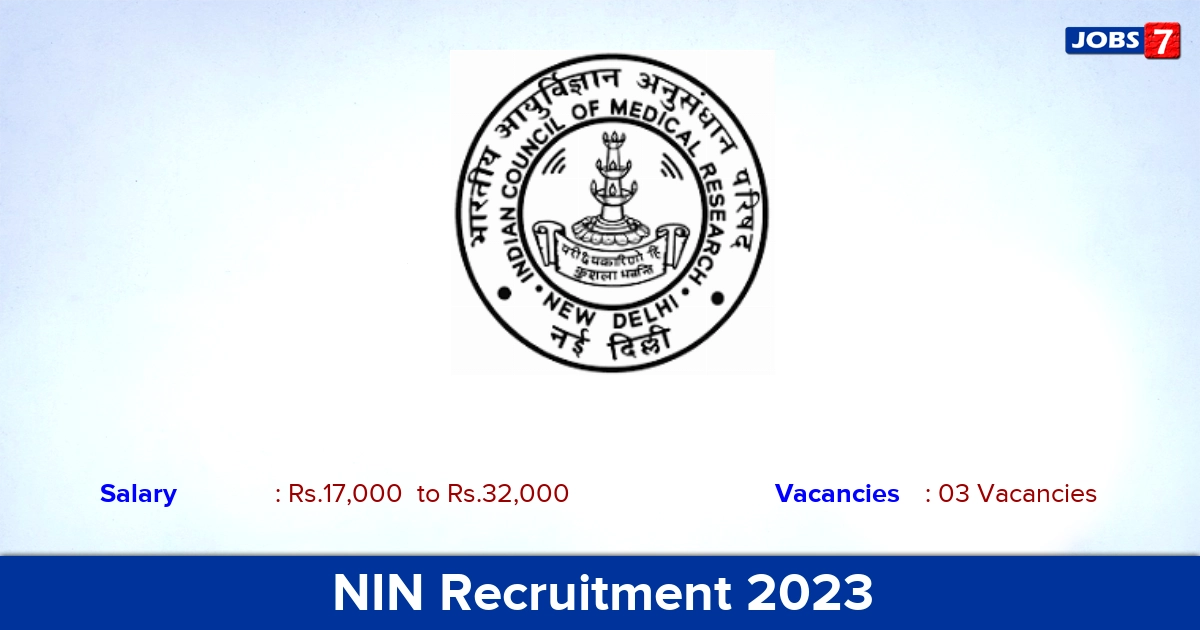 NIN Recruitment 2023 - Project Technical Officer Jobs, Apply Online!