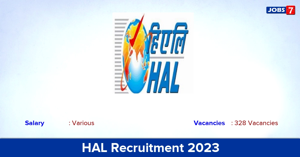 HAL Recruitment 2023 - Apply Offline for 328 ITI & Technician Apprentice Vacancies HAL Recruitment 2023 - Apply Offline for 328 ITI & Technician Apprentice Vacancies