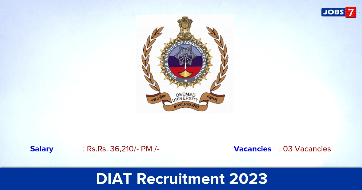 DIAT Recruitment 2023 - Apply Offline for Library Assistant Jobs!