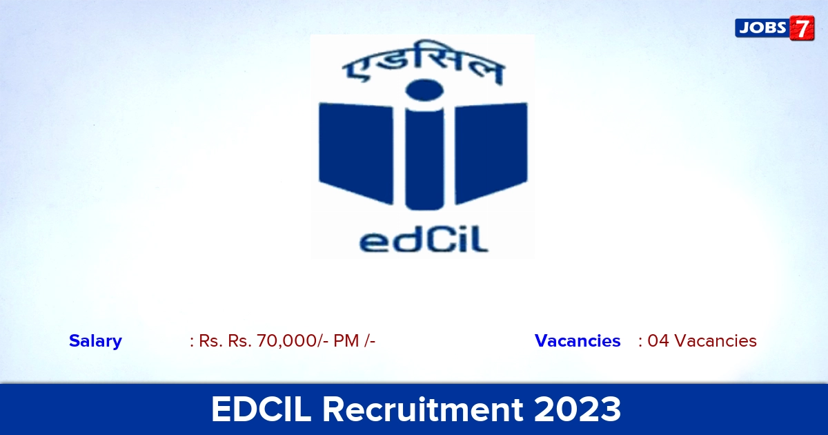 EDCIL Recruitment 2023 - Apply Online for Academic Consultant Jobs!
