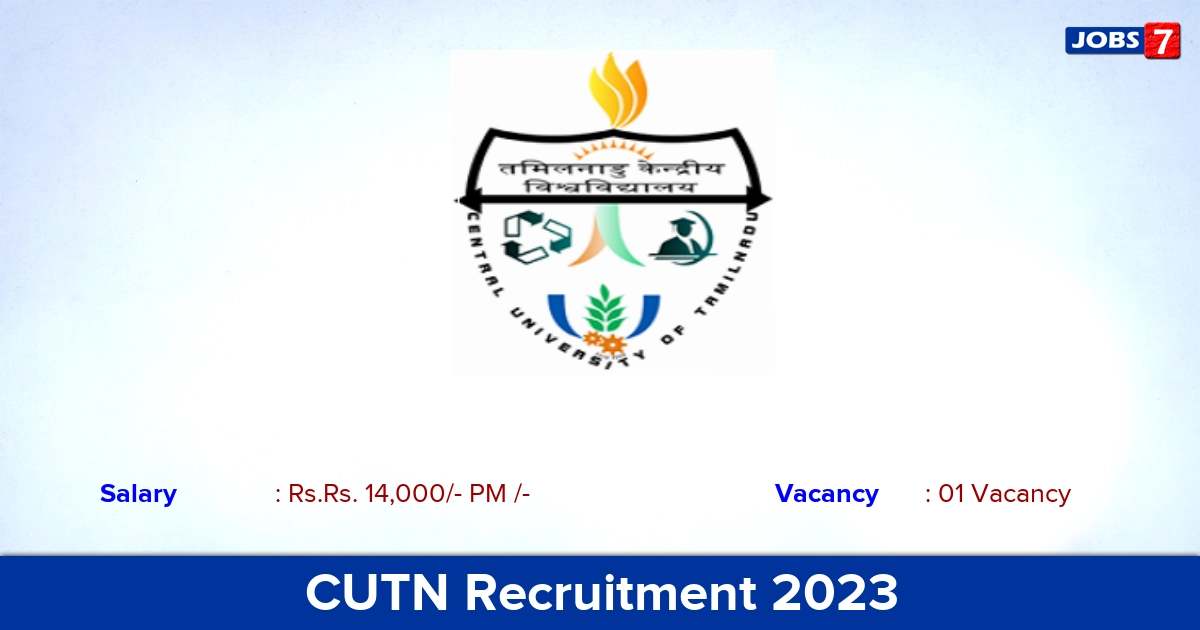 CUTN Recruitment 2023 - Apply Offline for Field Investigator Jobs! CUTN Recruitment 2023 - Apply Offline for Field Investigator Jobs!