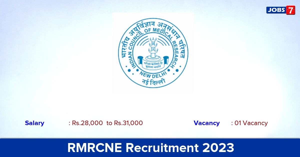 RMRCNE Recruitment 2023 - Apply Offline for SRF Jobs!