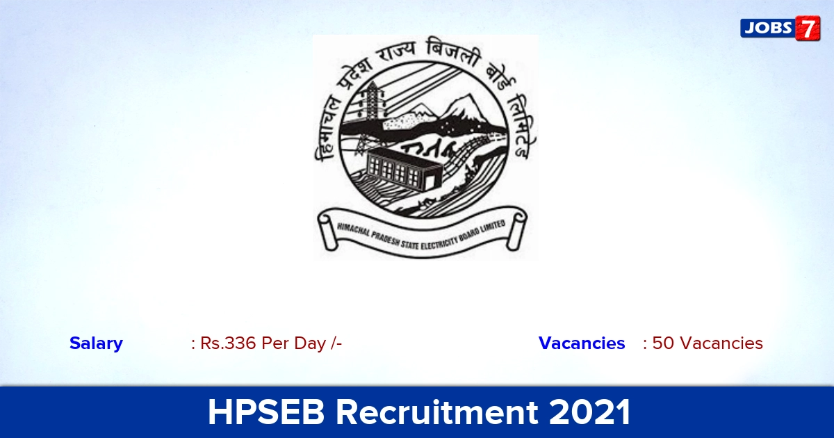 HPSEB Recruitment 2021 - Apply Online for 50 Driver Vacancies (Re-Open)