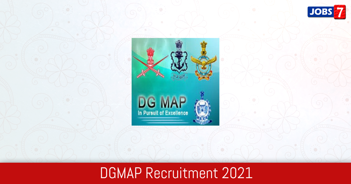 DGMAP Recruitment 2024:  Jobs in DGMAP | Apply @ dgmap.gov.in