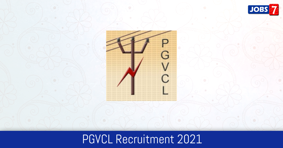 PGVCL Recruitment 2024: 5 Jobs in PGVCL | Apply @ www.pgvcl.com