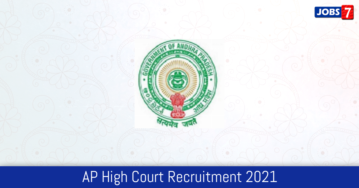 AP High Court Recruitment 2024:  Jobs in AP High Court | Apply @ hc.ap.nic.in