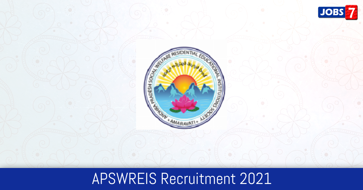 APSWREIS Recruitment 2024:  Jobs in APSWREIS | Apply @ www.apswreis.in