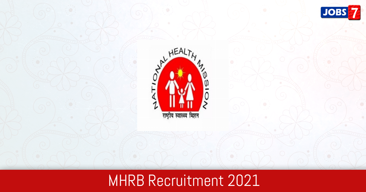 MHRB Recruitment 2024:  Jobs in MHRB | Apply @ mhsrb.telangana.gov.in