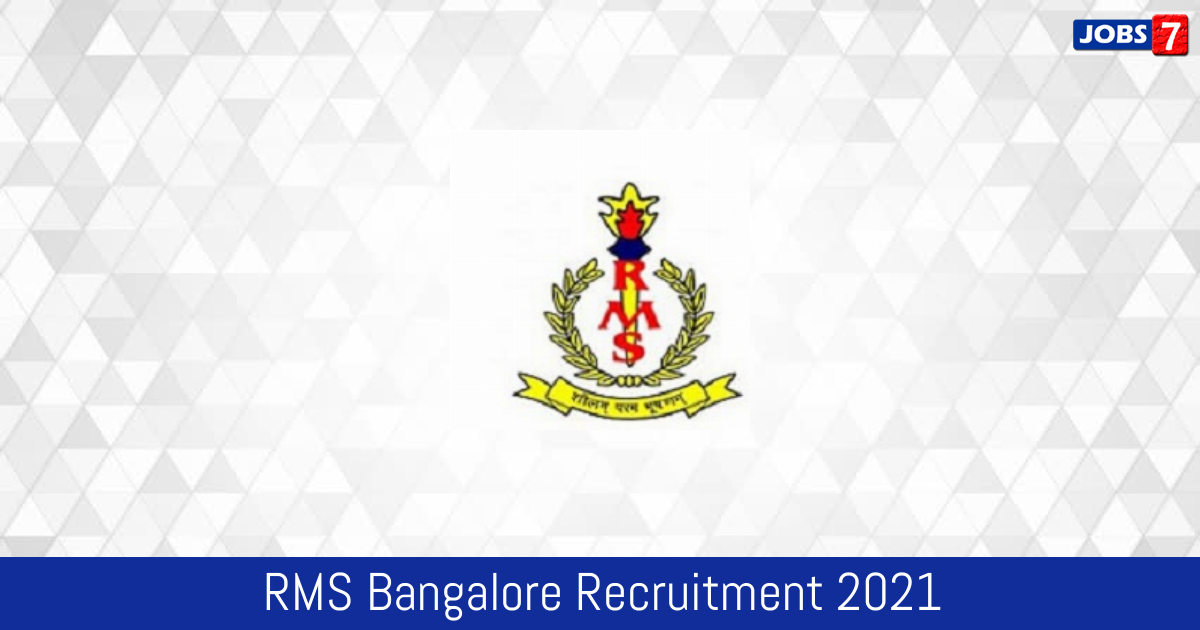 RMS Bangalore Recruitment 2024: 16 Jobs in RMS Bangalore | Apply @ www.rashtriyamilitaryschools.edu.in