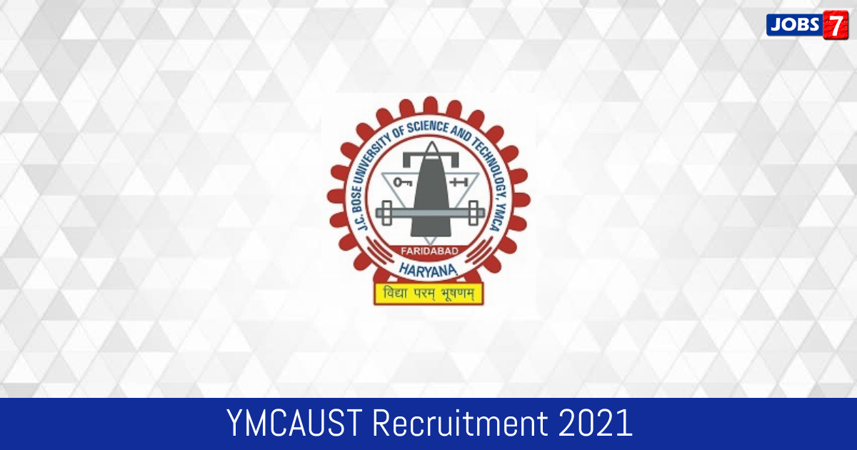 YMCAUST Recruitment 2024:  Jobs in YMCAUST | Apply @ jcboseust.ac.in