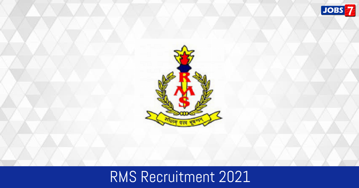 RMS Recruitment 2024:  Jobs in RMS | Apply @ www.rashtriyamilitaryschools.edu.in