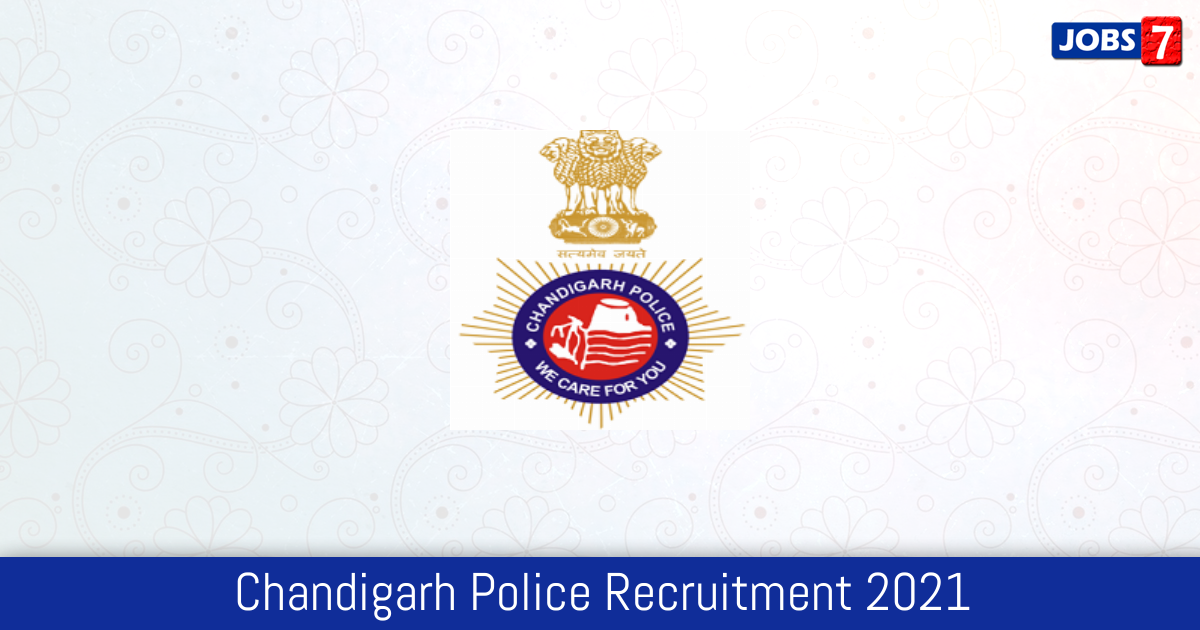 Chandigarh Police Recruitment 2024:  Jobs in Chandigarh Police | Apply @ chandigarhpolice.gov.in