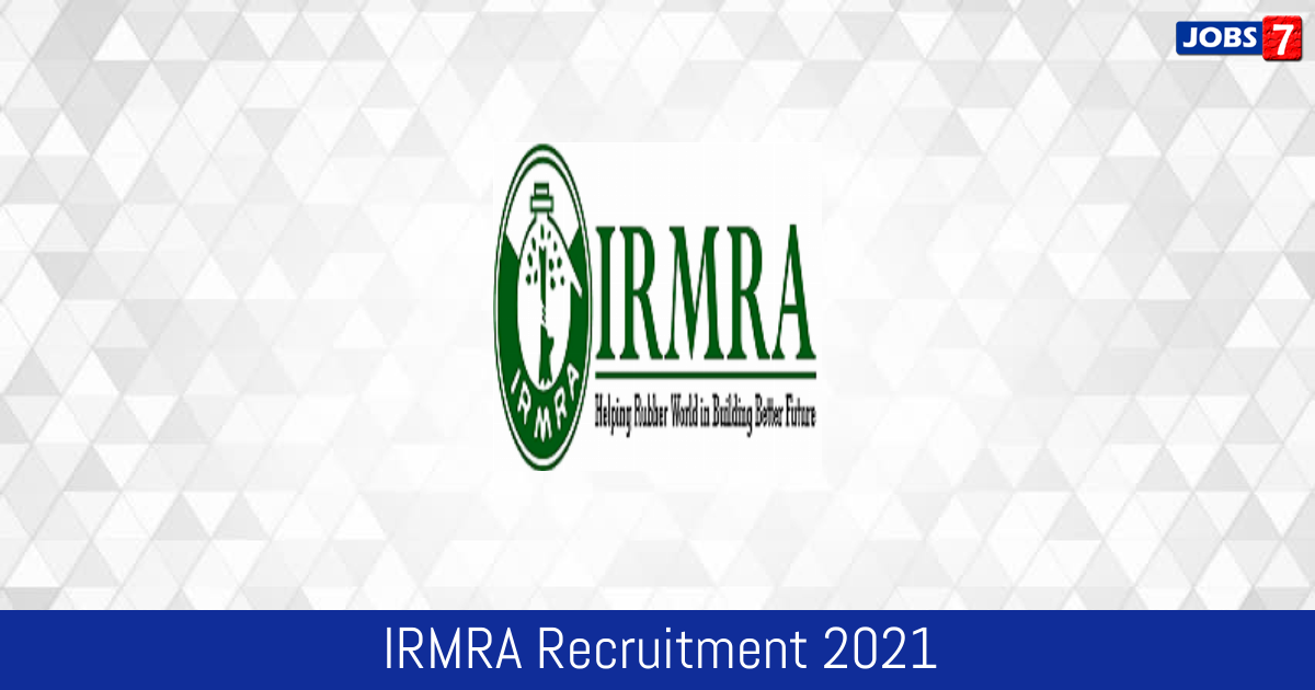 IRMRA Recruitment 2024:  Jobs in IRMRA | Apply @ irmra.org