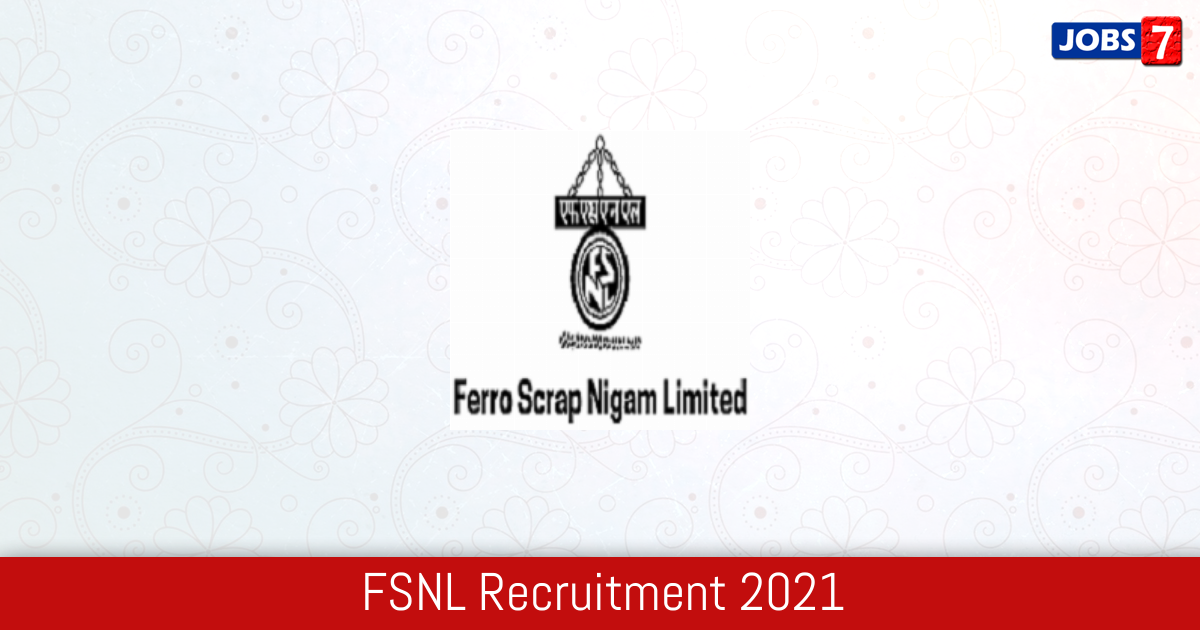 FSNL Recruitment 2024:  Jobs in FSNL | Apply @ www.fsnl.co.in