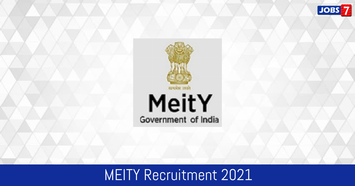 MEITY Recruitment 2024:  Jobs in MEITY | Apply @ www.meity.gov.in