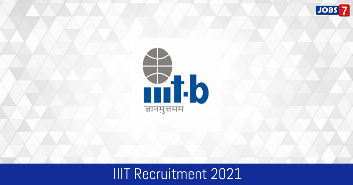 IIIT Bangalore Recruitment 2024:  Jobs in IIIT Bangalore | Apply @ www.iiitb.ac.in