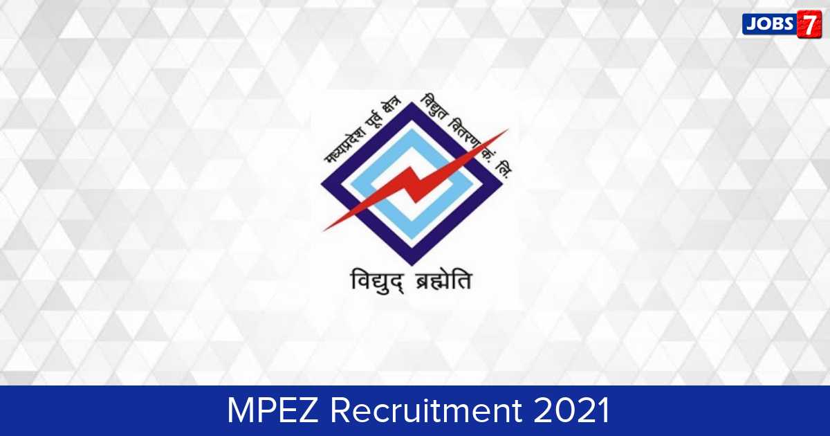 MPEZ Recruitment 2024:  Jobs in MPEZ | Apply @ www.mpez.co.in