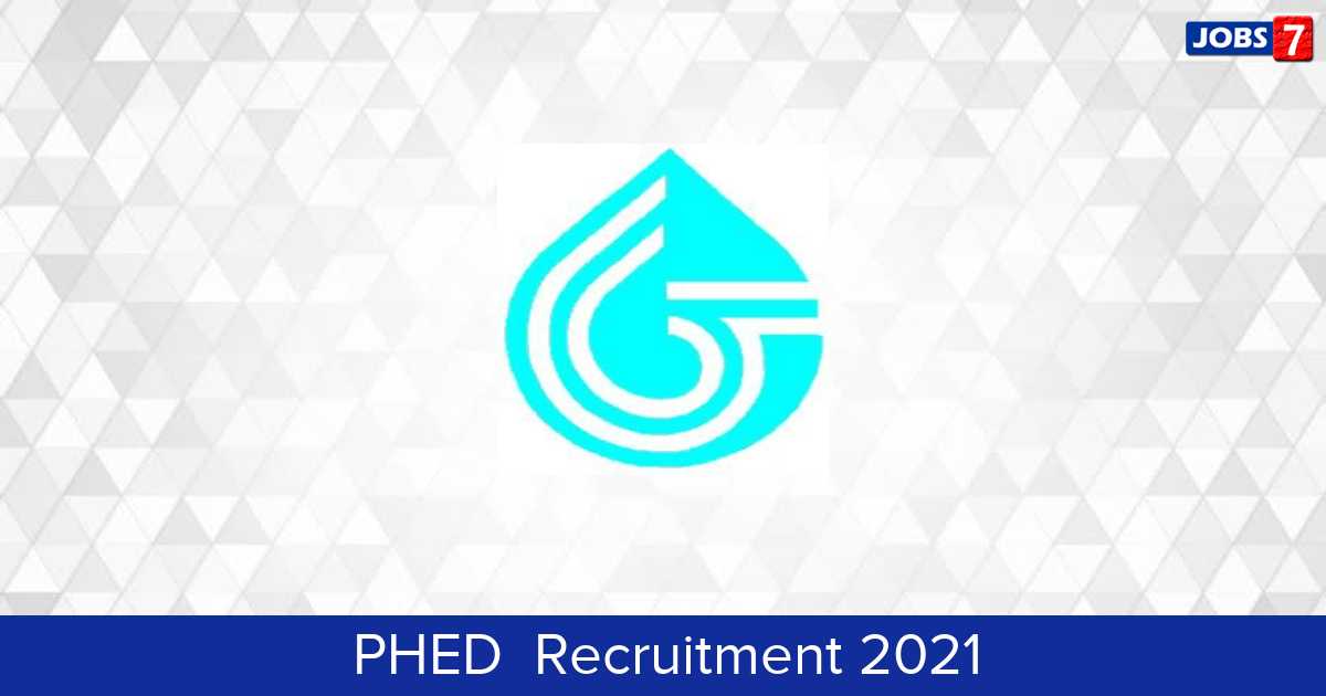 PHED  Recruitment 2024:  Jobs in PHED  | Apply @ phedmis.bih.nic.in