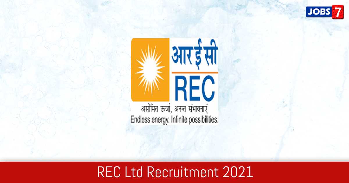 REC Ltd Recruitment 2024:  Jobs in REC Ltd | Apply @ www.recindia.nic.in