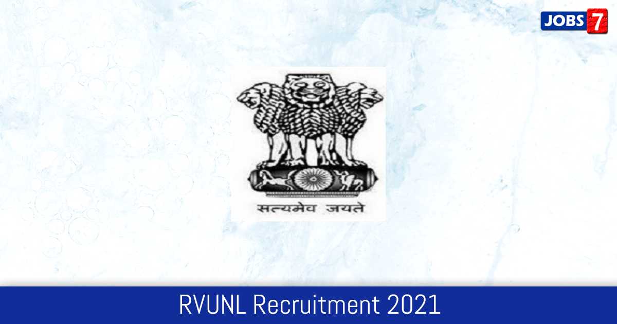 RVUNL Recruitment 2024:  Jobs in RVUNL | Apply @ energy.rajasthan.gov.in