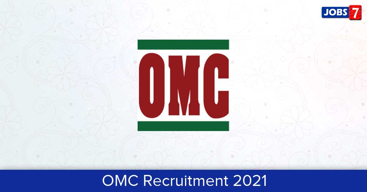 OMC Recruitment 2024:  Jobs in OMC | Apply @ omcltd.in