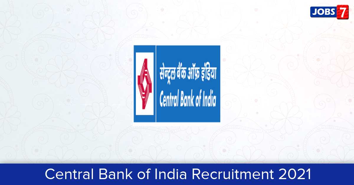 Central Bank of India Recruitment 2024: 3002 Jobs in Central Bank of India | Apply @ www.centralbankofindia.co.in