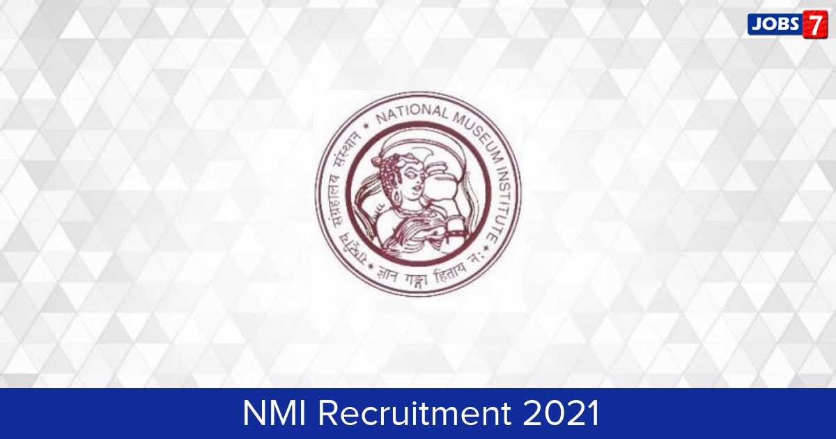 NMI Recruitment 2024:  Jobs in NMI | Apply @ nmi.gov.in