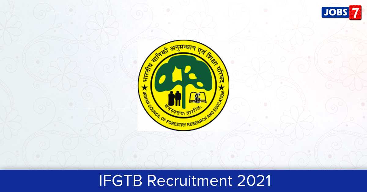 IFGTB Recruitment 2024:  Jobs in IFGTB | Apply @ ifgtbenvis.in