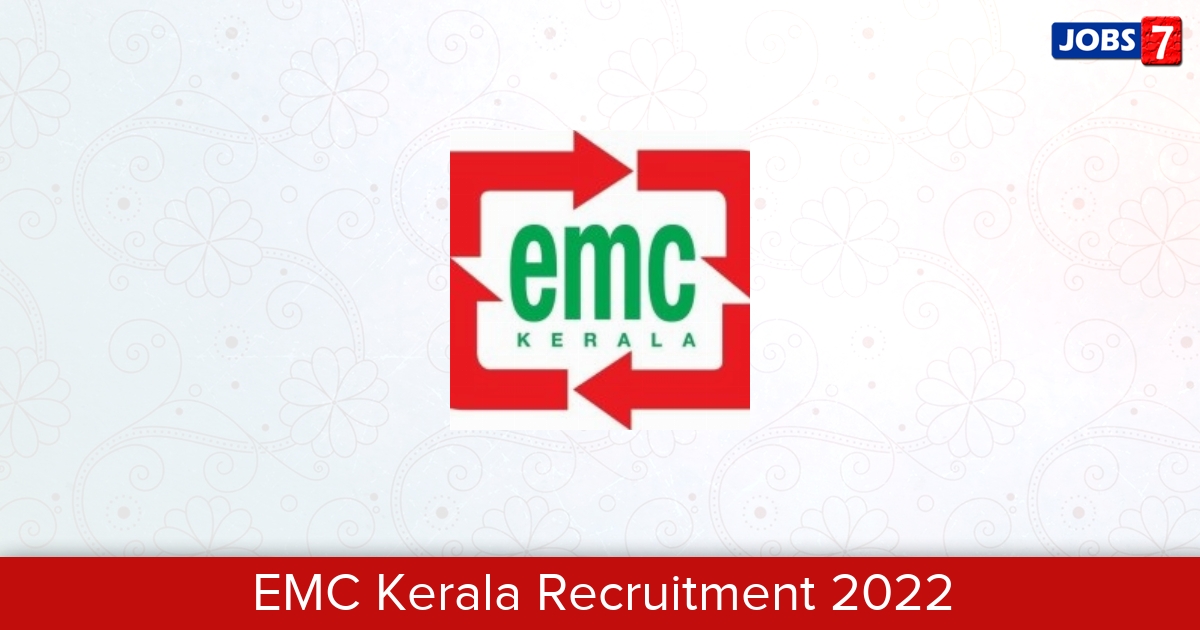 EMC Kerala Recruitment 2024:  Jobs in EMC Kerala | Apply @ keralaenergy.gov.in