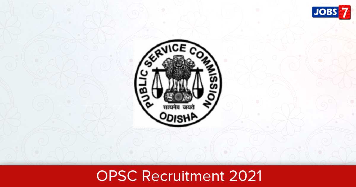 OPSC Recruitment 2024: 125 Jobs in OPSC | Apply @ www.opsc.gov.in