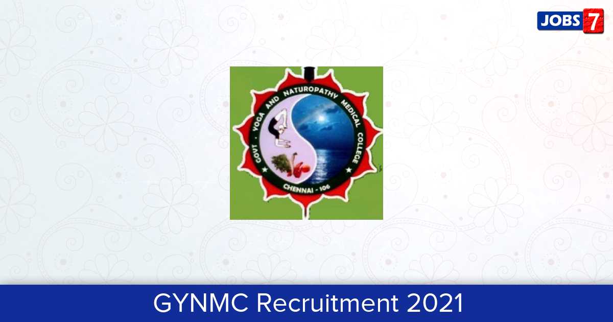GYNMC Recruitment 2024:  Jobs in GYNMC | Apply @ www.gynmc.com