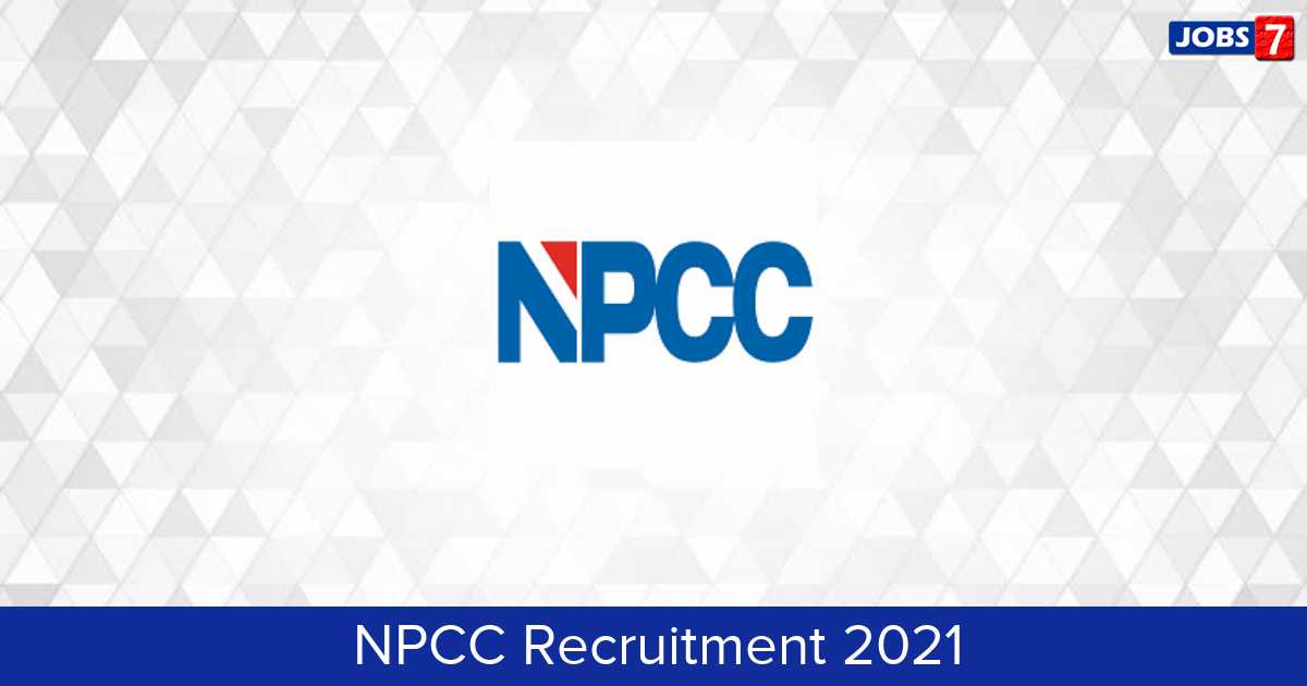 NPCC Recruitment 2024: 10 Jobs in NPCC | Apply @ npcc.gov.in