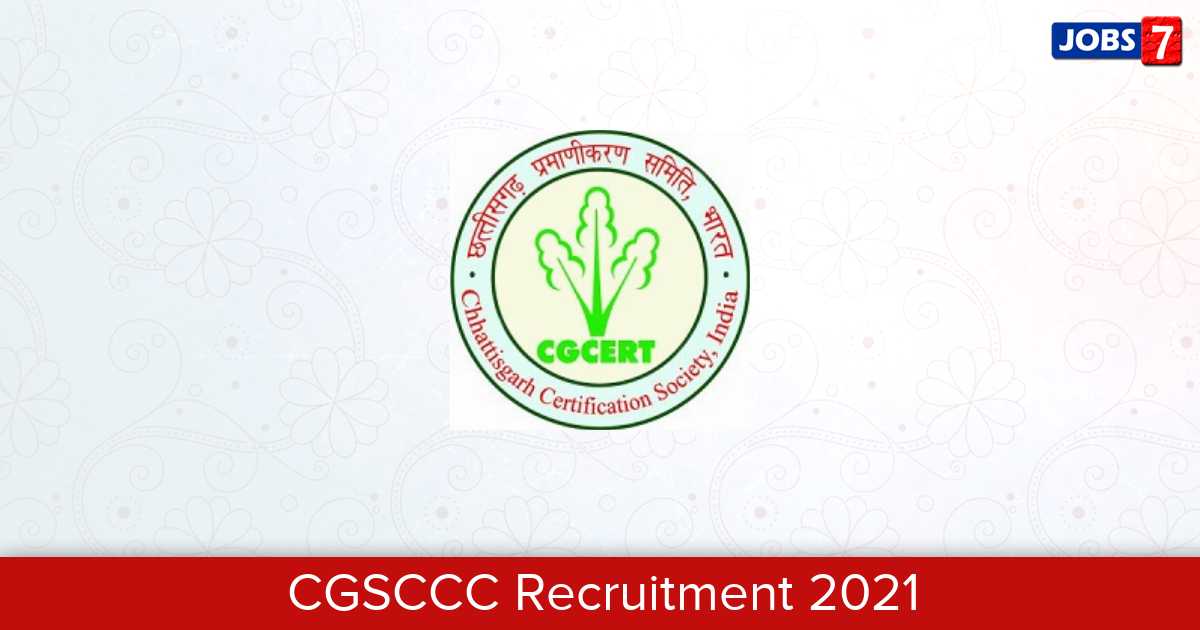 CGSCCC Recruitment 2024:  Jobs in CGSCCC | Apply @ cgclimatechange.com