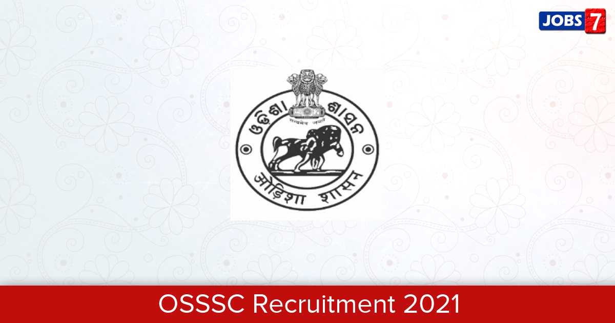OSSSC Recruitment 2023: 1299 Jobs in OSSSC | Apply @ www.osssc.gov.in