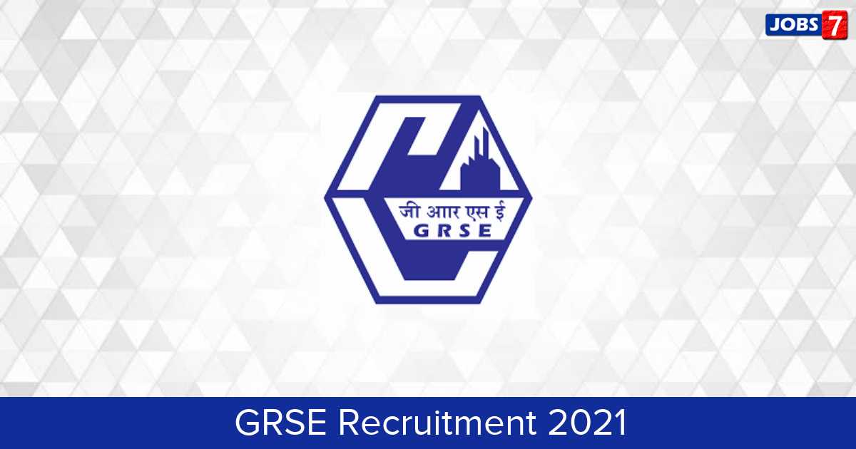 GRSE Recruitment 2024:  Jobs in GRSE | Apply @ grse.in