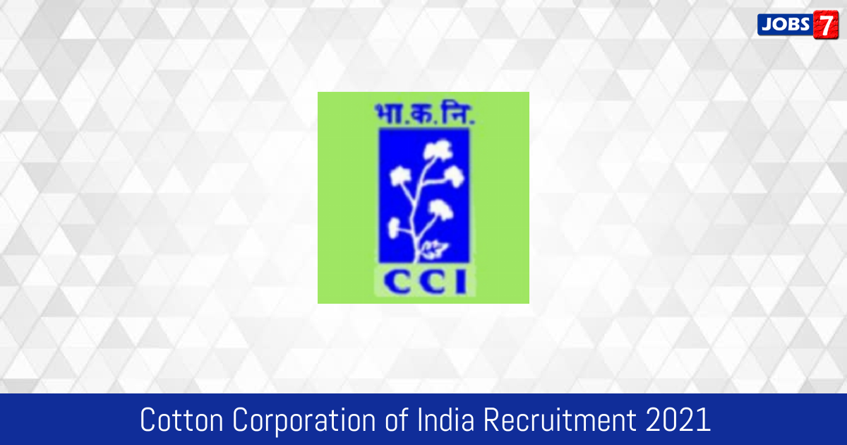 CCI Recruitment 2024: 100 Jobs in CCI | Apply @ cotcorp.org.in